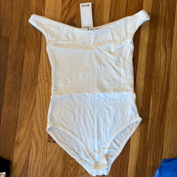 Boohoo Tops - Boohoo offshoulder bodysuit
